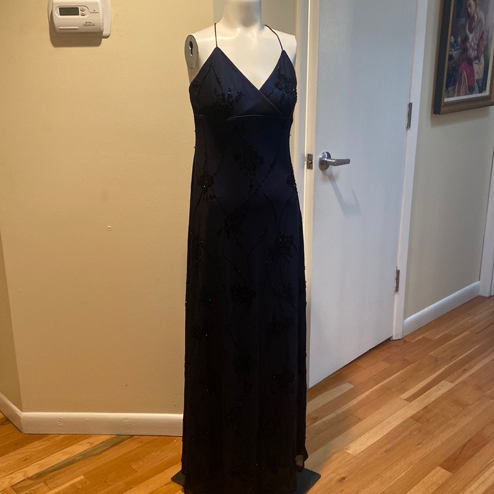 Beaded evening gown